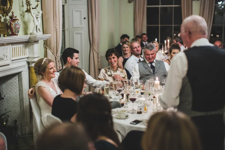 Lisa and Mike's winter wedding at Prestwold Hall, Leicestershire — photo 72 of 89