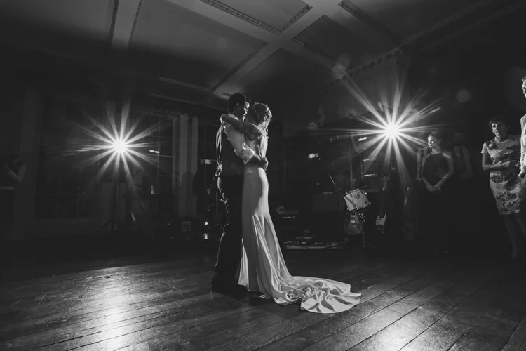 Lisa and Mike's winter wedding at Prestwold Hall, Leicestershire — photo 77 of 89
