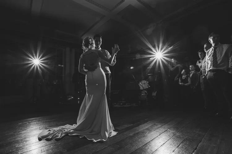 Lisa and Mike's winter wedding at Prestwold Hall, Leicestershire — photo 79 of 89