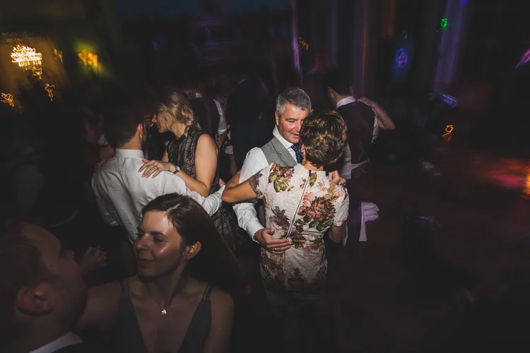 Lisa and Mike's winter wedding at Prestwold Hall, Leicestershire — photo 82 of 89