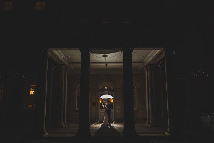 Lisa and Mike's winter wedding at Prestwold Hall, Leicestershire — photo 87 of 89