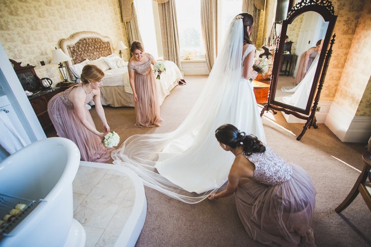 Sophie and Matt's wedding at Tickhill Church and Rossington Hall — photo 17 of 80