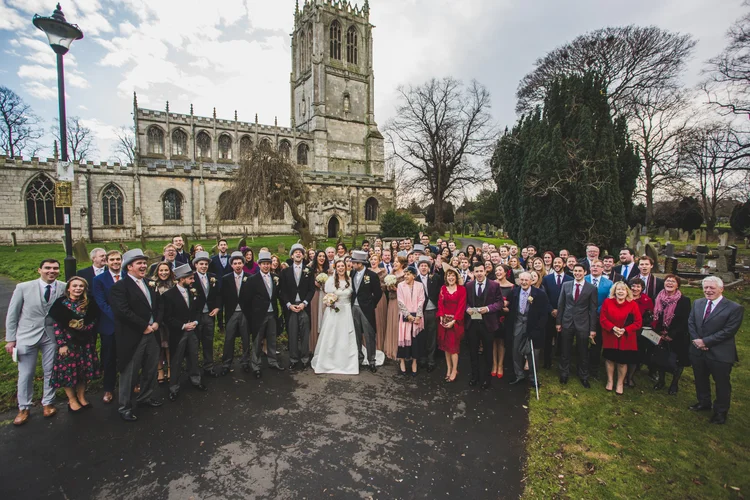 Sophie and Matt's wedding at Tickhill Church and Rossington Hall — photo 49 of 80