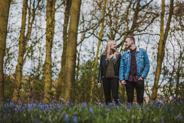 Laura and Drew's pre-wedding shoot at Nostell Priory, Wakefield — photo 1 of 13