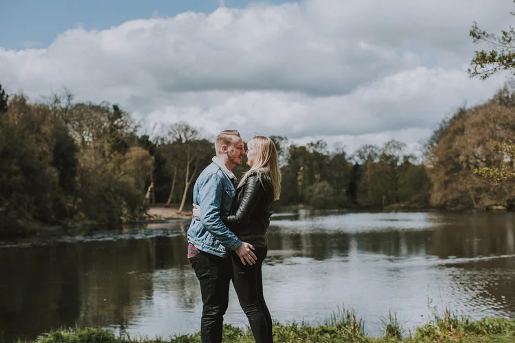 Laura and Drew's pre-wedding shoot at Nostell Priory, Wakefield — photo 6 of 13