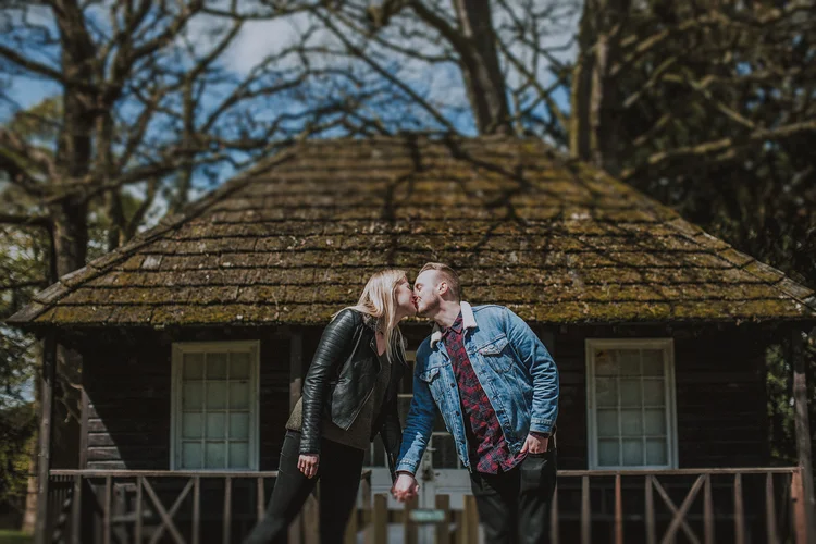 Laura and Drew's pre-wedding shoot at Nostell Priory, Wakefield — photo 8 of 13