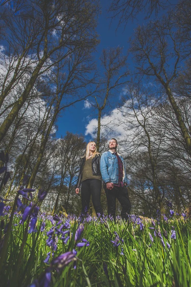 Laura and Drew's pre-wedding shoot at Nostell Priory, Wakefield — photo 10 of 13