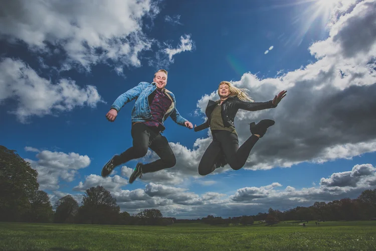 Laura and Drew's pre-wedding shoot at Nostell Priory, Wakefield — photo 12 of 13