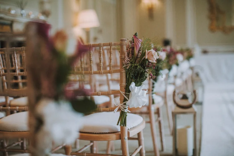Charlotte and Scott's wedding at Bowcliffe Hall, Wetherby — photo 5 of 83