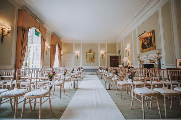 Charlotte and Scott's wedding at Bowcliffe Hall, Wetherby — photo 6 of 83