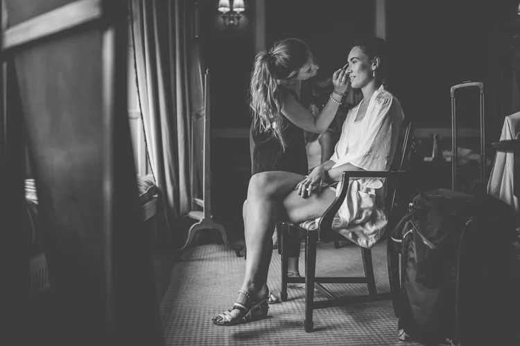 Charlotte and Scott's wedding at Bowcliffe Hall, Wetherby — photo 11 of 83