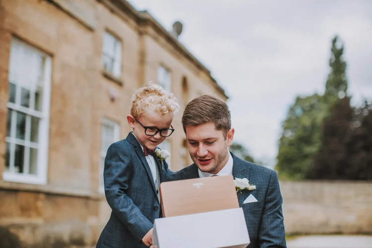 Charlotte and Scott's wedding at Bowcliffe Hall, Wetherby — photo 13 of 83
