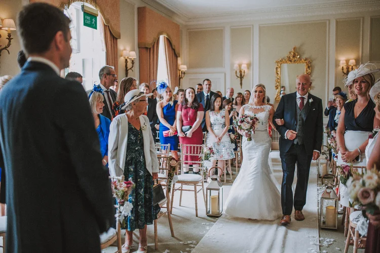 Charlotte and Scott's wedding at Bowcliffe Hall, Wetherby — photo 24 of 83