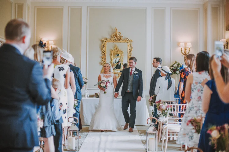 Charlotte and Scott's wedding at Bowcliffe Hall, Wetherby — photo 27 of 83