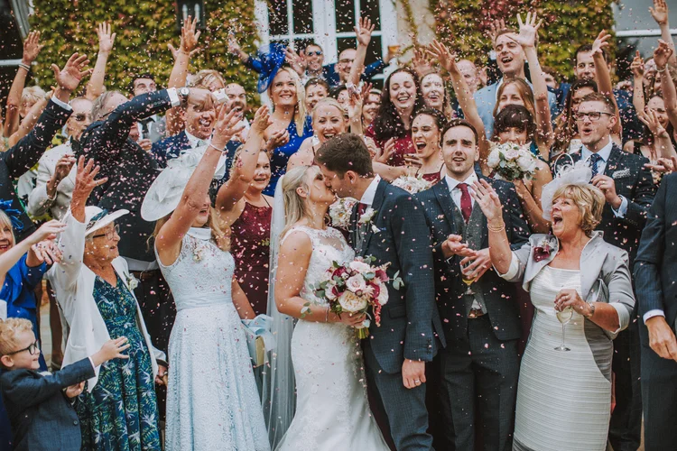 Charlotte and Scott's wedding at Bowcliffe Hall, Wetherby — photo 33 of 83
