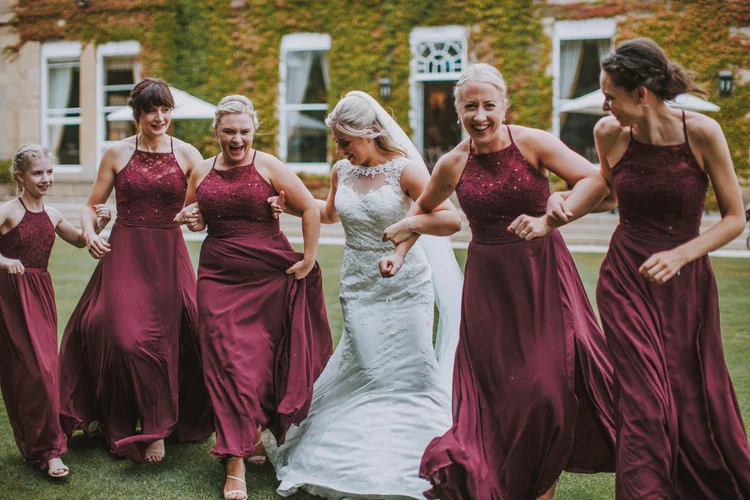 Charlotte and Scott's wedding at Bowcliffe Hall, Wetherby — photo 55 of 83