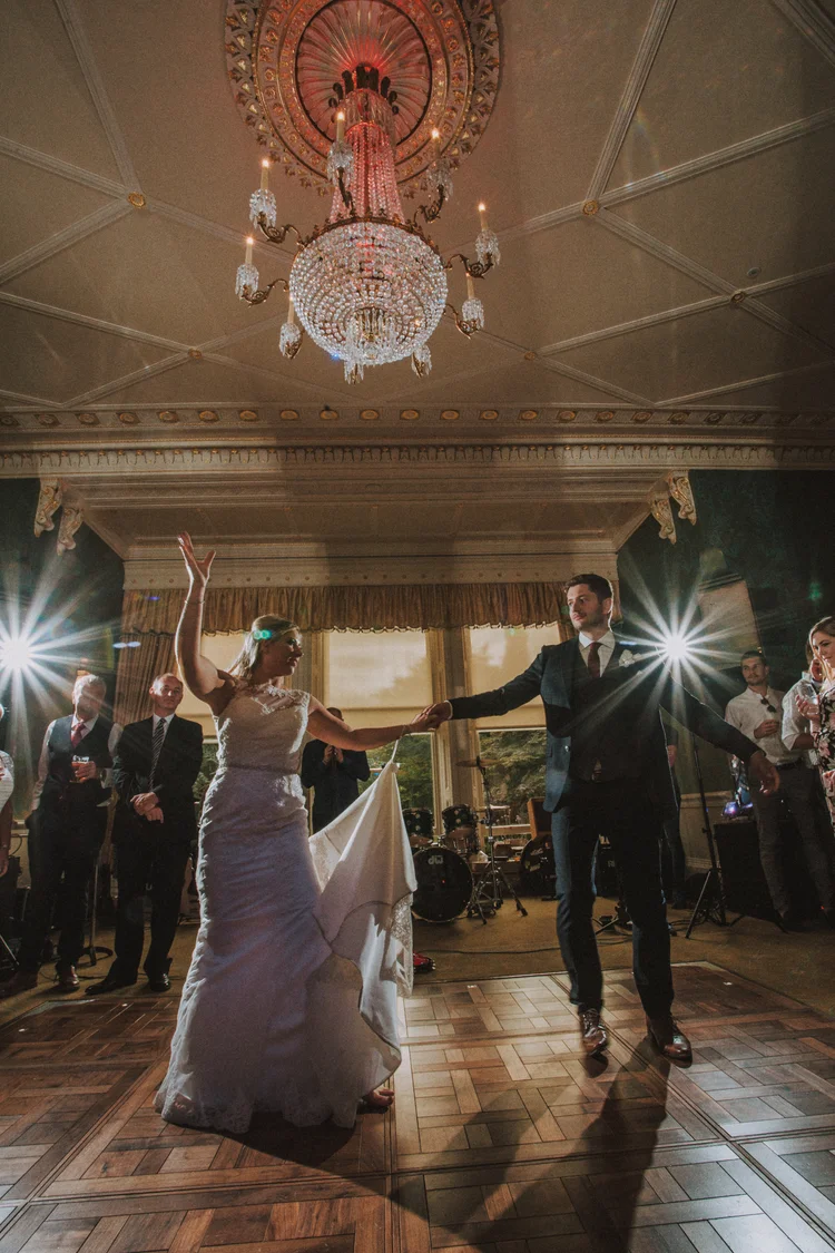 Charlotte and Scott's wedding at Bowcliffe Hall, Wetherby — photo 76 of 83