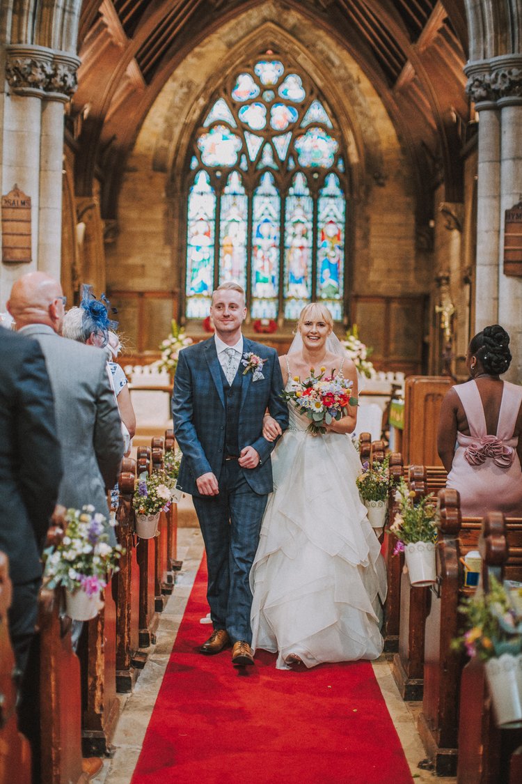 Laura and Andy's wedding at Ackworth Church and Wentworth Woodhouse — photo 27 of 76