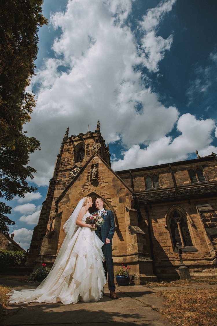 Laura and Andy's wedding at Ackworth Church and Wentworth Woodhouse — photo 31 of 76
