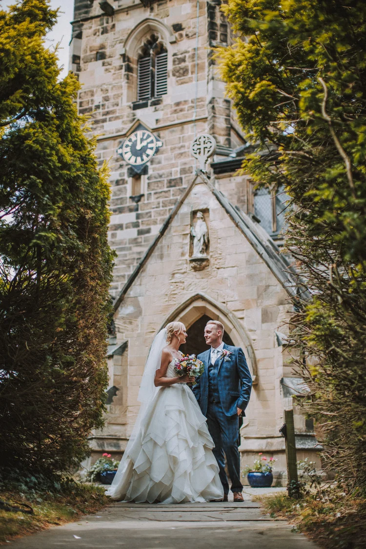 Laura and Andy's wedding at Ackworth Church and Wentworth Woodhouse — photo 32 of 76