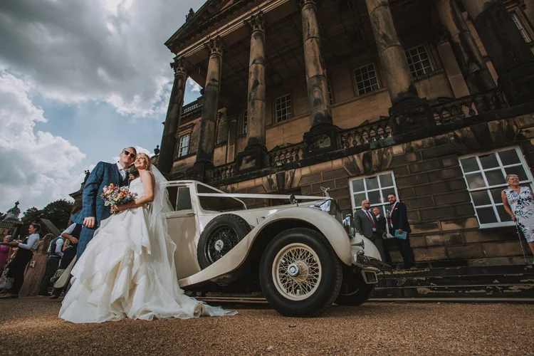 Laura and Andy's wedding at Ackworth Church and Wentworth Woodhouse — photo 34 of 76