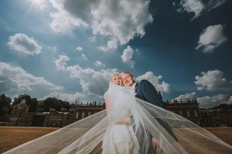 Laura and Andy's wedding at Ackworth Church and Wentworth Woodhouse — photo 39 of 76