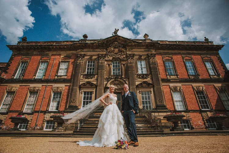 Laura and Andy's wedding at Ackworth Church and Wentworth Woodhouse — photo 44 of 76