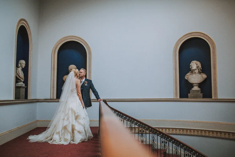 Laura and Andy's wedding at Ackworth Church and Wentworth Woodhouse — photo 50 of 76