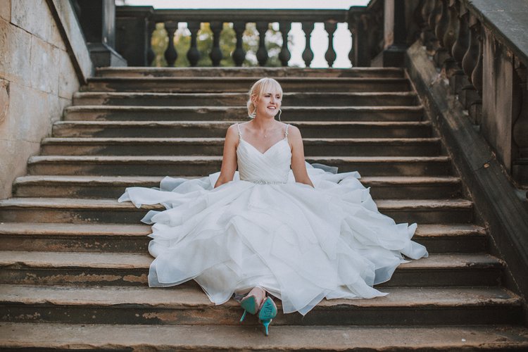 Laura and Andy's wedding at Ackworth Church and Wentworth Woodhouse — photo 66 of 76