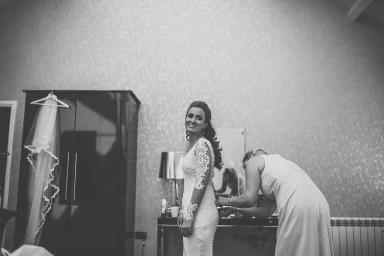 Rebecca and Keiron's wedding at Wentworth Church and Aston Hall — photo 13 of 125