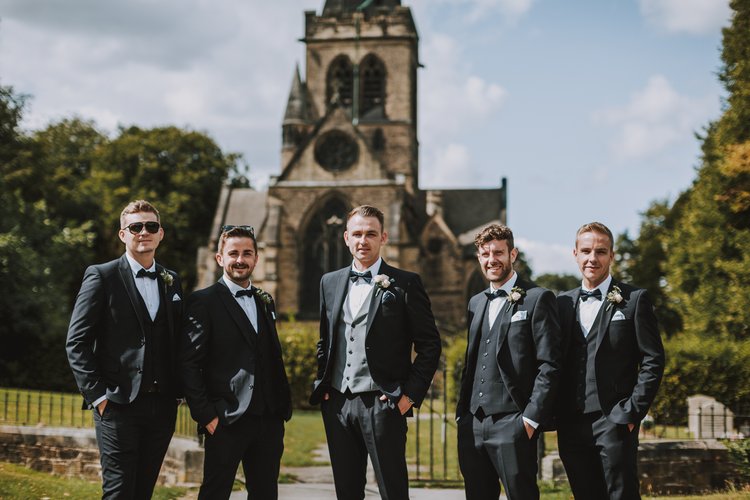 Rebecca and Keiron's wedding at Wentworth Church and Aston Hall — photo 21 of 125