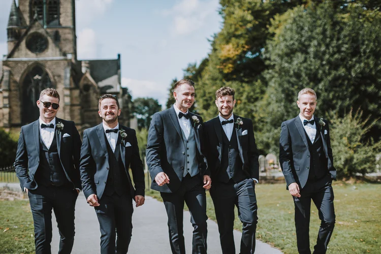 Rebecca and Keiron's wedding at Wentworth Church and Aston Hall — photo 22 of 125