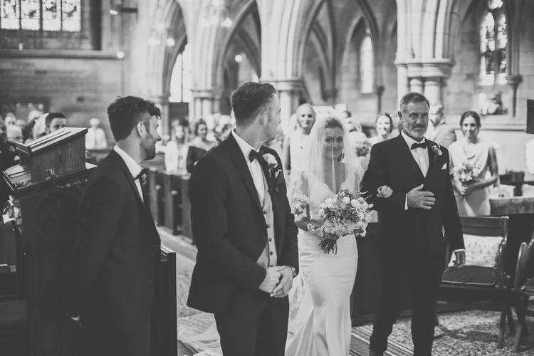 Rebecca and Keiron's wedding at Wentworth Church and Aston Hall — photo 43 of 125