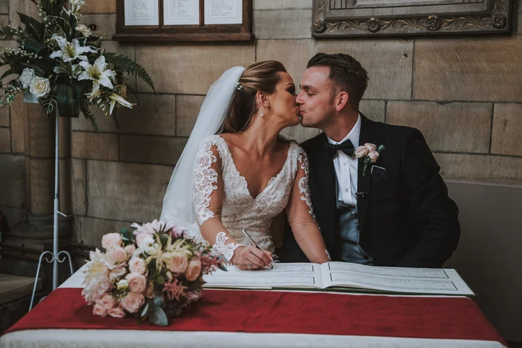 Rebecca and Keiron's wedding at Wentworth Church and Aston Hall — photo 50 of 125