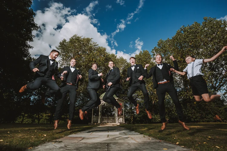 Rebecca and Keiron's wedding at Wentworth Church and Aston Hall — photo 84 of 125