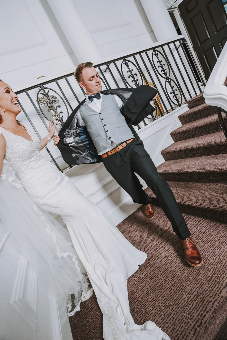 Rebecca and Keiron's wedding at Wentworth Church and Aston Hall — photo 105 of 125