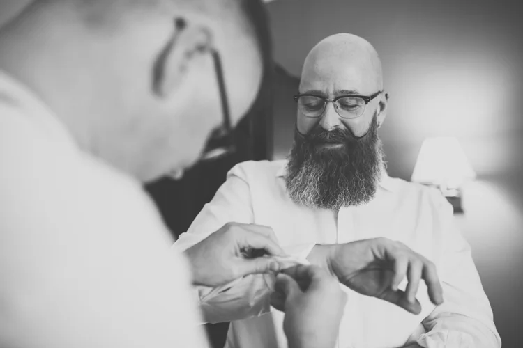 Paul and Nigel's wedding at Kelham Island Museum, Sheffield — photo 2 of 63