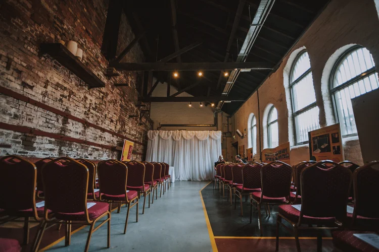Paul and Nigel's wedding at Kelham Island Museum, Sheffield — photo 8 of 63