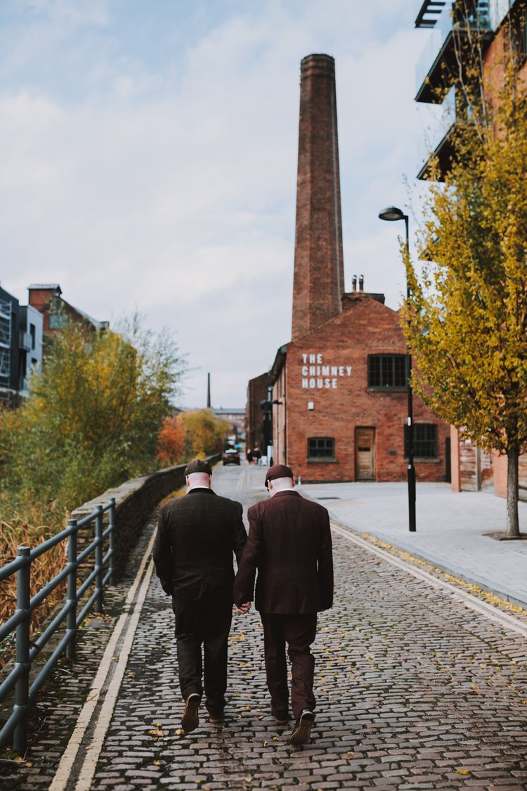 Paul and Nigel's wedding at Kelham Island Museum, Sheffield — photo 12 of 63