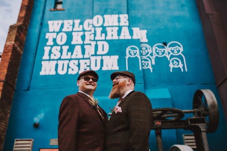 Paul and Nigel's wedding at Kelham Island Museum, Sheffield — photo 13 of 63
