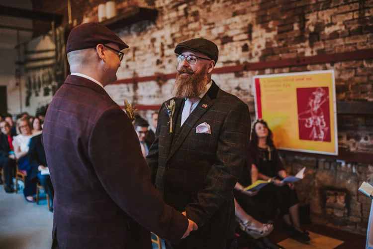 Paul and Nigel's wedding at Kelham Island Museum, Sheffield — photo 20 of 63