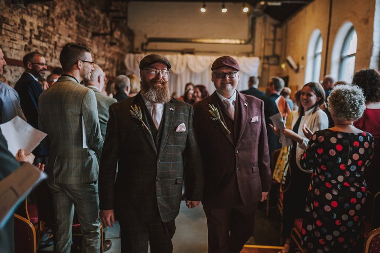 Paul and Nigel's wedding at Kelham Island Museum, Sheffield — photo 26 of 63