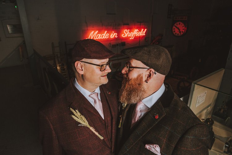 Paul and Nigel's wedding at Kelham Island Museum, Sheffield — photo 40 of 63