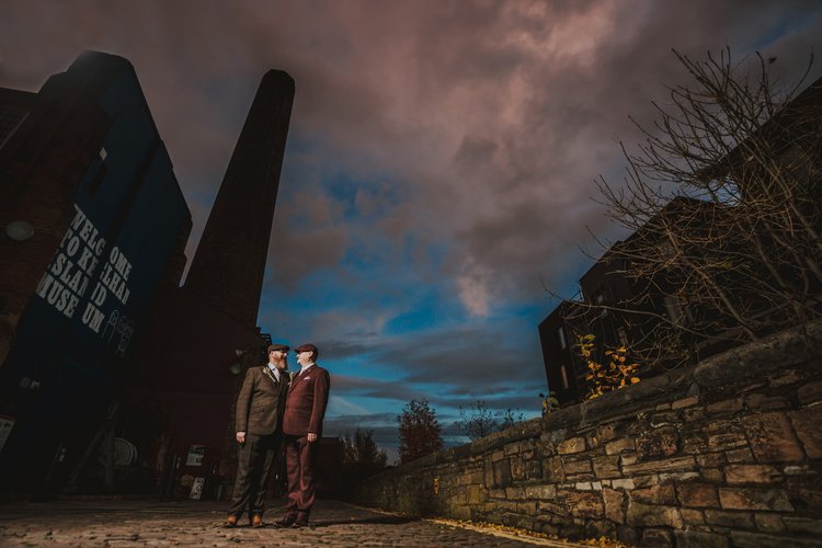 Paul and Nigel's wedding at Kelham Island Museum, Sheffield — photo 39 of 63