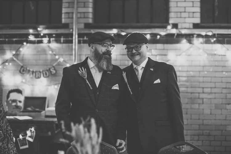 Paul and Nigel's wedding at Kelham Island Museum, Sheffield — photo 42 of 63