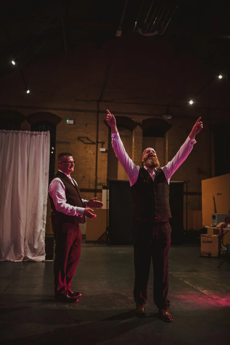Paul and Nigel's wedding at Kelham Island Museum, Sheffield — photo 52 of 63