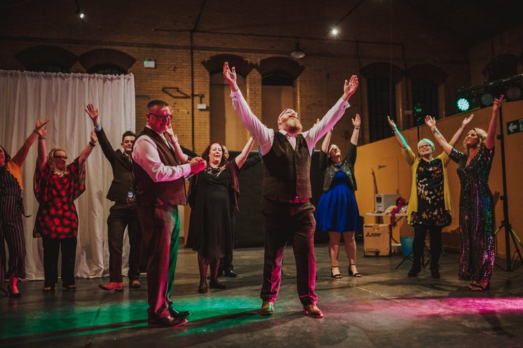Paul and Nigel's wedding at Kelham Island Museum, Sheffield — photo 53 of 63