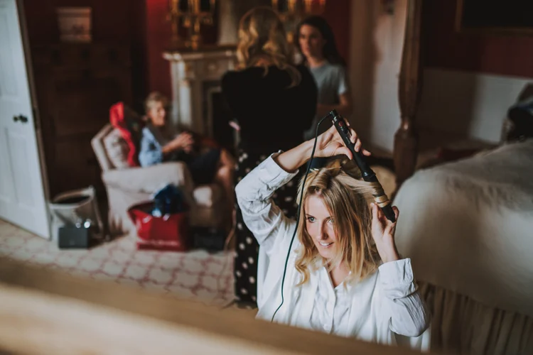 Zoe and Tom's wedding at Sledmere House, East Yorkshire — photo 9 of 78