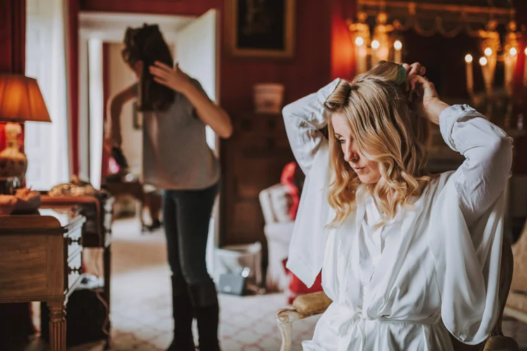 Zoe and Tom's wedding at Sledmere House, East Yorkshire — photo 10 of 78