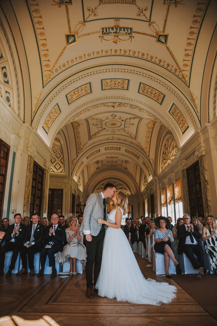 Zoe and Tom's wedding at Sledmere House, East Yorkshire — photo 27 of 78
